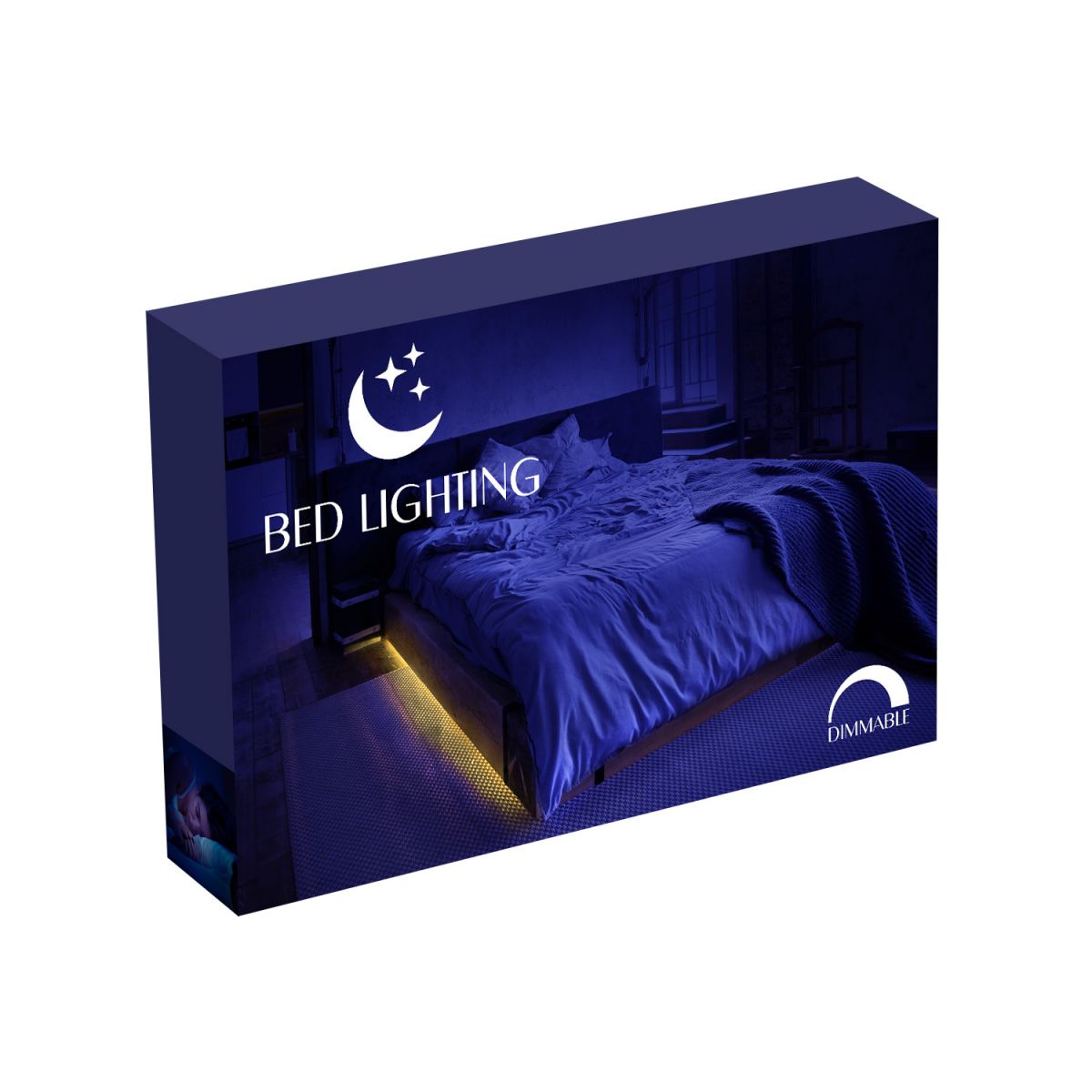 Reproduceren inhoud jam LED Instapverlichting 2-Persoons Bed | Bedverlichting met Sensor