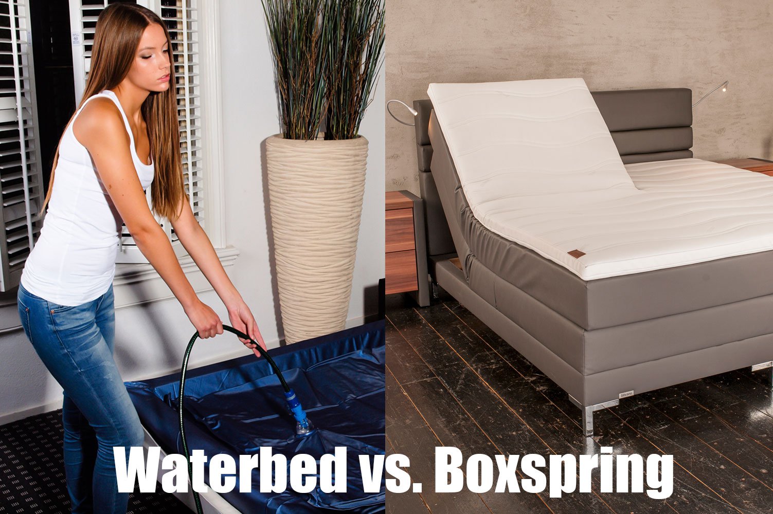 Waterbed of boxspring bestellen